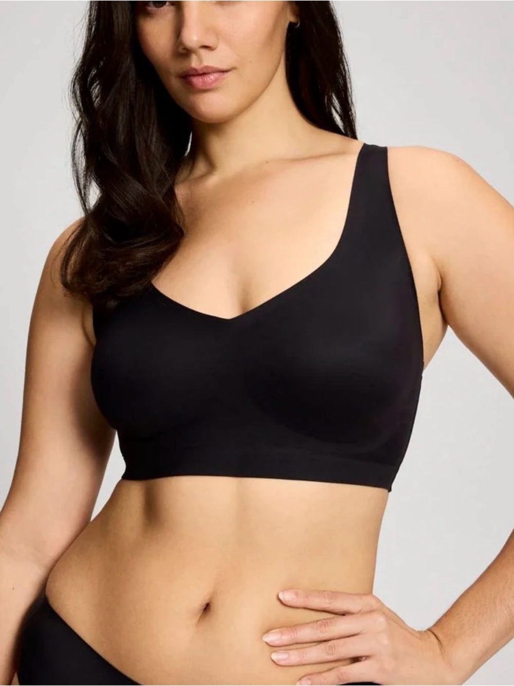 Soma Enbliss Racerback Bralette Tan Sz medium